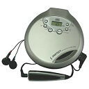 【中古】【非常に良い】WINTECH ポータブルCDプレーヤー PCD-55S シルバー wyw801m