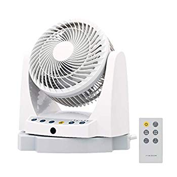 【中古】ドウシシャ サーキュレーター DC 19cm 首振り 風量6段階 ピエリア ホワイト FCU-190D WH e6mzef9