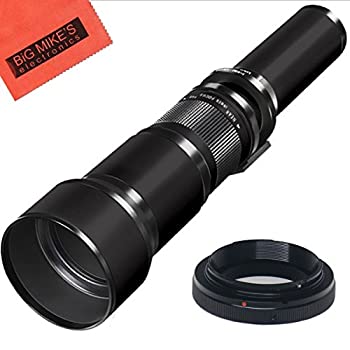 【中古】【非常に良い】long-range 650?mm-1300?mm F / 8望遠ズームレンズfor CanonデジタルEOS Rebel t2i、t3、t3i、t4i、t5i、t5、t6、t6i, t6s、sl1、eos60d、eos7