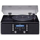 【中古】【非常に良い】ティアック(TEAC) ターンテーブル/カセットプレーヤー付CDレコーダー/レコードプレーヤー (ピアノブラック) LP-R550USB-...