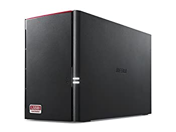 【中古】【非常に良い】BUFFALO LinkStation for SOHO LS520DNBシリーズ NAS用HDD搭載 2ドライブNAS 3年保証 8TB LS520DN0802B