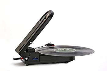 【中古】【非常に良い】エバリエント ポータブルレコードプレーヤー PT-208E w17b8b5