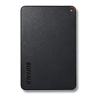 【中古】【非常に良い】BUFFALO 2.5インチ(ポータブル) 外付けHDD 1TB ブラック HD-PCF1.0U3-BBE dwos6rj