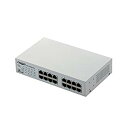 【中古】エレコム スイッチングハブ ギガビット 16ポート マグネット付き 電源内蔵 金属筺体 EHC-G16MN-HJW qqffhab