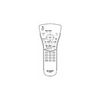 【中古】シャープ 液晶テレビ用リモコン RRMCGA153WJSA(0106380129) 【中古】シャープ 液晶テレビ用リモコン RRMCGA153WJSA(0106380129)
