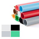 【中古】【非常に良い】Meking 撮影用 PVC 背景布 バックペーパー 120x200cm 4色 w17b8b5