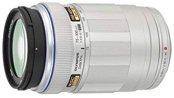 【中古】OLYMPUS 超望遠ズームレンズ M.ZUIKO DIGITAL ED 75-300mm F4.8-6.7 シルバー wgteh8f