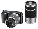 【中古】【非常に良い】ソニー デジタル一眼カメラ「NEX-F3」ダブルレンズキット(ブラック)SONY NEX-F3 NEX-F3Y-B i8my1cf(2)