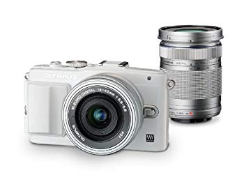 【中古】【非常に良い】OLYMPUS ミラーレス一眼 PEN Lite E-PL6 EZダブルズームキット ホワイト E-PL6 EZ DZKIT WHT 9jupf8b