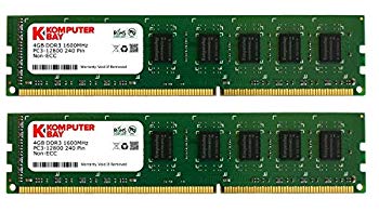 šKomputerbay 8GB 2 4GBX2 DUAL ǥȥåץѥ ߥ DDR3 PC3-12800...