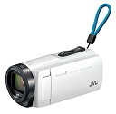 【中古】JVCKENWOOD JVC ビデオカメラ Everio R 防水 防塵 32GB シャインホワイト GZ-R470-W dwos6rj(2)