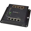 【中古】StarTech.com 8ポート(4ポートPoE+給電対応)ギガビットイーサネット対応マネージスイッチ ウォールマウント対応 GbE対応スイッチングハ...