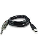 【中古】【非常に良い】ベリンガー ステレオ・ラインソース専用USBオーディオインターフェース・ケーブル LINE 2 USB ggw725x