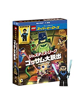 [중고] LEGO(R) 슈퍼 히어로즈 : 저스티스 리그 <고삼 대 탈출> 블루 레이 & DVD 세트 (2장 세트) 나이트 윙 미니 피규어 포함 [Blu-r 2zzhgl6