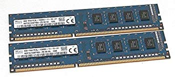 【中古】【非常に良い】2?x 4?GB (8gb合計) SK Hynix hmt451u6bfr8?a-pb pc3l-12800u 1rx8デスクトップメモリ 2zzhgl6