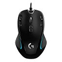 【中古】Logicool G ゲーミングマウス G300Sr ブラック usb 有線 82g 軽量 ゲームマウス 左右対称 多ボタン G300 国内正規品 2年間メーカー保証 mxn26g8(2)