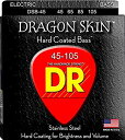 【中古】【非常に良い】DR ベース弦 DRAGON SKIN ステンレス クリア コーテッド .045-.105 DSB-45 tf8su2k