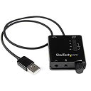 【中古】StarTech.com USB - DACヘッドホンアンプ S/PDIF対応 96kHz/24bit 2x 3.5mmミニジャック 1x 3.5mmト...