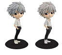 【中古】ヱヴァンゲリヲン新劇場版 Q posket 渚カヲル フィギュア 全2種セット 【通常カラーver./レアカラーver.】