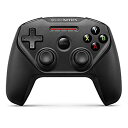 【中古】【非常に良い】SteelSeries Bluetooth接続 Apple製デバイス対応 ワイヤレスゲーミングパッド(ブラック)Nimbus 69070 MFi認証 iPhone/iPad/MAC/Apple TV対応