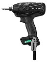 【中古】HiKOKI(ハイコーキ) 旧日立工機 インパクトドライバー AC100V 最大トルク165N・m ブラック 10mコード付、ケース付WH12VE(SC...
