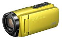 【中古】【非常に良い】JVCKENWOOD JVC ビデオカメラ Everio R 防水 防塵 32GB内蔵メモリー シトロンイエロー GZ-R480-Y z2zed1b|詳細画像