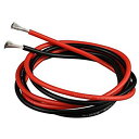 【中古】【非常に良い】BNTECHGO 14ゲージ シリコーンワイヤー 10フィート (黒5フィートと赤5フィート) 14 AWG シリコーンワイヤー 柔らか しなやか シリコーンワイヤー qqffhab(3)