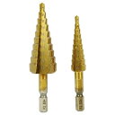 【中古】E-Value ステップドリルステンレス用 2本組み ESD-2 (金属・金工)