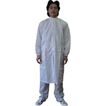 【中古】【非常に良い】ブラストン コート(スタンドカラー・ファスナー) BSC-62001-W-S クリーンルーム用ウェア z2zed1b