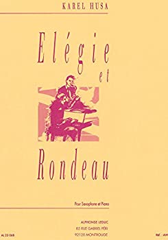 【中古】【非常に良い】フーサ : エレジーとロンド (サクソフォン、ピアノ) ルデュック出版