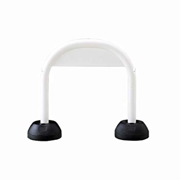 【中古】ミツギロン 区画整備用品 アーチスタンド SF-07-W 組み立て式 車止め ホワイト wyw801m