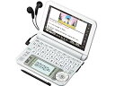 【中古】【非常に良い】SHARP 電子辞書 Brain (ブレーン) PW-G4000 ホワイト PW-G4000-W 中学生 110コンテンツ 100動画 カ...