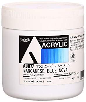【中古】【非常に良い】ホルベイン アクリル絵具 アクリリックカラー マンガニーズブルーノーバ AU877 330ml khxv5rg