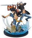 【中古】【非常に良い】フィギュアーツZERO モンキー・D・ルフィ&トラファルガー・ロー -5th Anniversary Edition- ABS&PVC製 塗装済み完成品フィギュア w17b8b5(3)