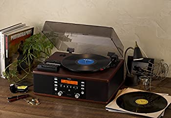 【中古】TEAC ターンテーブル/カセットプレーヤー付CDレコーダー LP-R520(WA)