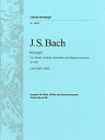 【中古】【非常に良い】バッハ : 協奏曲 ニ短調 BWV1060 (オーボエ、ヴァイオリン、ピアノ) ブライトコプフ出版(2)