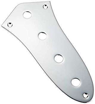 【中古】Fender フェンダー パーツ JAZZ BASS CONTROL PLATES (4-HOLE) CHROME 2mvetro