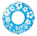 【中古】ドウシシャ 浮き輪 SayAloha ブルー 120cm 9jupf8b