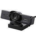 【中古】エレコム WEBカメラ UCAM-C980FBBK フルHD 30FPS 800万画素 ステレオマイク内蔵 高精細ガラスレンズ レンズフード付 ケーブル...