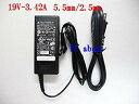 【中古】ASUSTek Asus U24E UL20A N10 K50 対応用 19V 3.42A 65W (外径:5.5mm 内徑:2.5mm)互換ACアダプ...