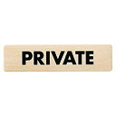 【中古】シロクマ チークサイン PRIVATE NP-10-7 180m/m×45m/m×2.5t 白 qqffhab(3)