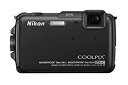 【中古】Nikon デジタルカメラ COOLPIX AW110 防水18m 耐衝撃2m カーボンブラック AW110BK khxv5rg