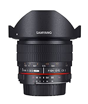 【中古】【非常に良い】SAMYANG 単焦点魚眼レンズ 8mm F3.5 ペンタックス K用 APS-C用 フード脱着式