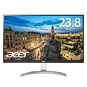 【中古】Acer モニター ディスプレイ RC241YUsmidpx (23.8インチ/IPS/非光沢/QHD/DVI-D(Dual Link対応)・HDMI・DisplayPort) n5ksbvb