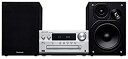 【中古】【非常に良い】パナソニック ミニコンポ FM/AM 2バンド Bluetooth対応 ハイレゾ音源対応 シルバー SC-PMX90-S