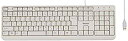 【中古】3R 108キーUSBキーボード ホワイト 3R-KCKB04UWT ggw725x