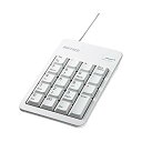 【中古】BUFFALO 有線テンキーボード Tabキー付き ホワイト BSTK100WH 2zzhgl6