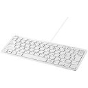 【中古】【非常に良い】バッファロー BSKBU300WH 有線コンパクトキーボード ホワイト n5ksbvb