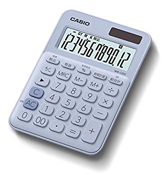 【中古】カシオ CASIO 電卓 12桁 ペールブルー ミニジャストタイプ MW-C20C-LB-N n5ksbvb 【中古】カシオ CASIO 電卓 12桁 ペールブルー ミニジャストタイプ MW-C20C-LB-N n5ksbvb