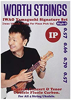 【中古】【非常に良い】Worth Strings IP ウクレレ弦 IWAO Piezo High-G 63インチ フロロカーボン n5ksbvb